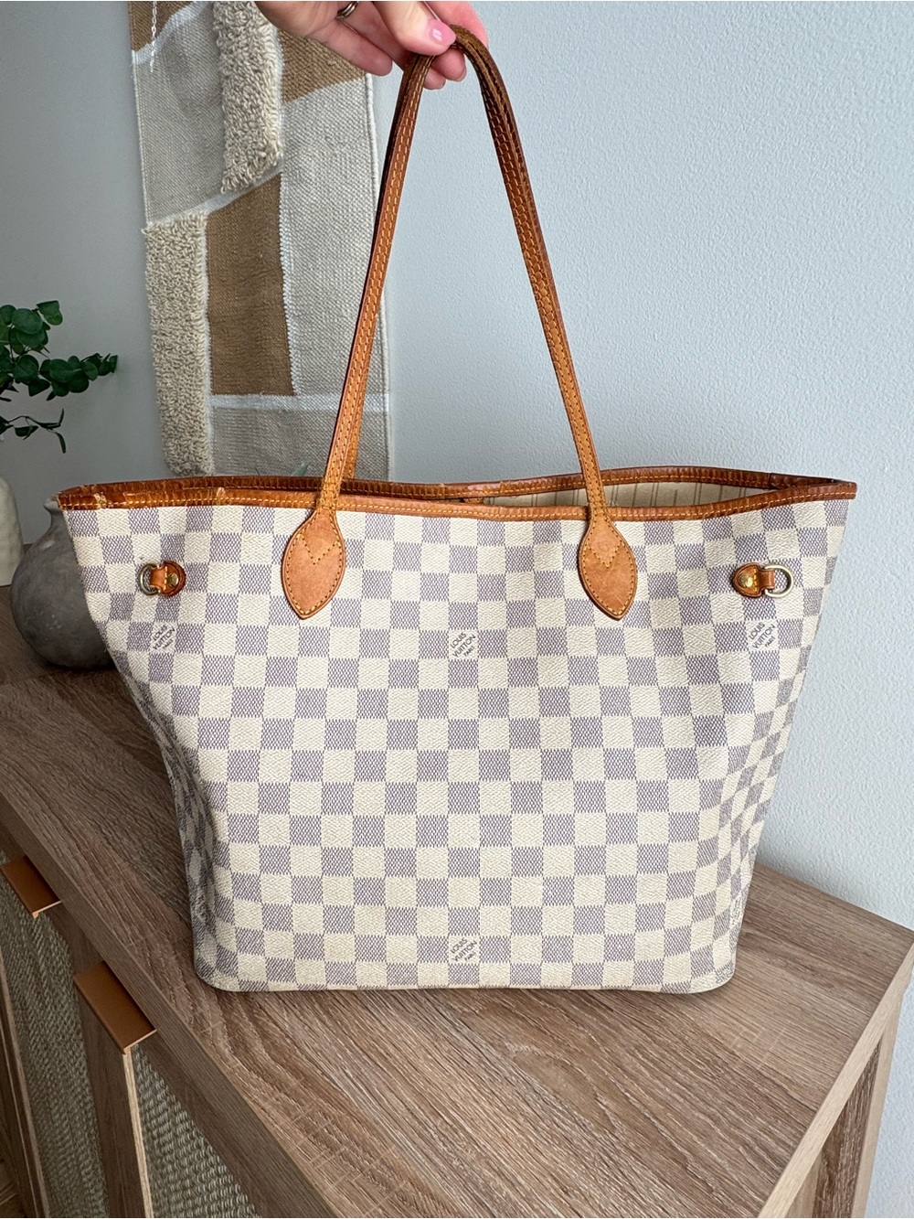 ✅AUTH✅LOUIS VUITTON NEVERFULL MM AZUR - Picture 6 of 16
